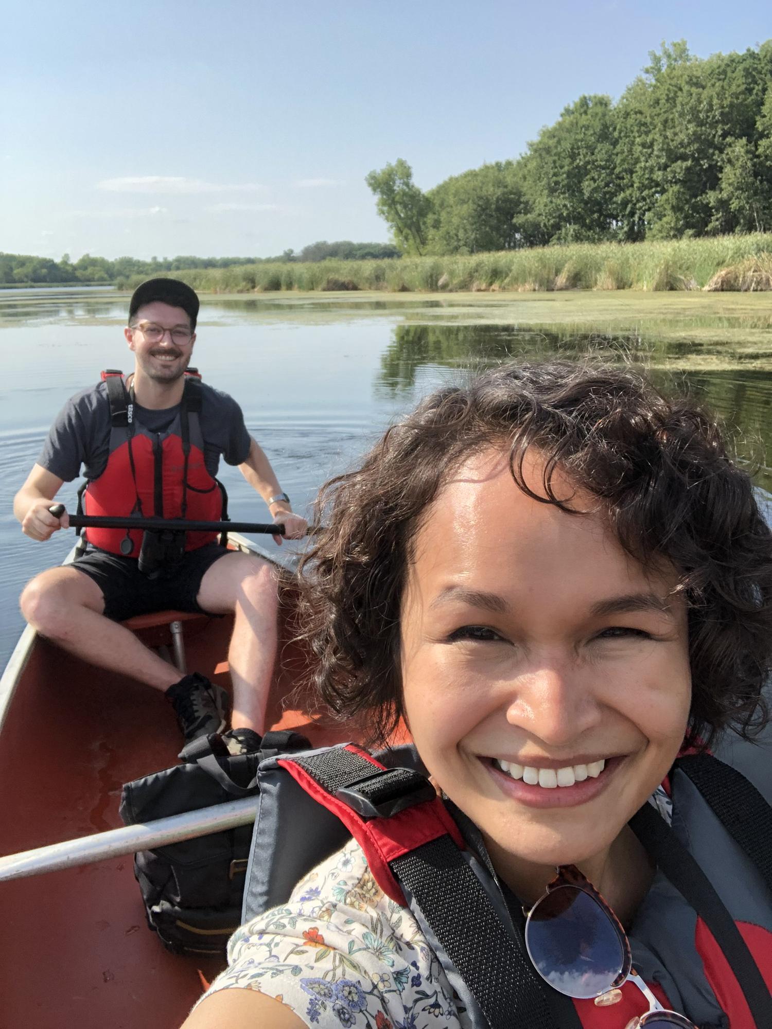 1st outing on our canoe [08.22.2020]