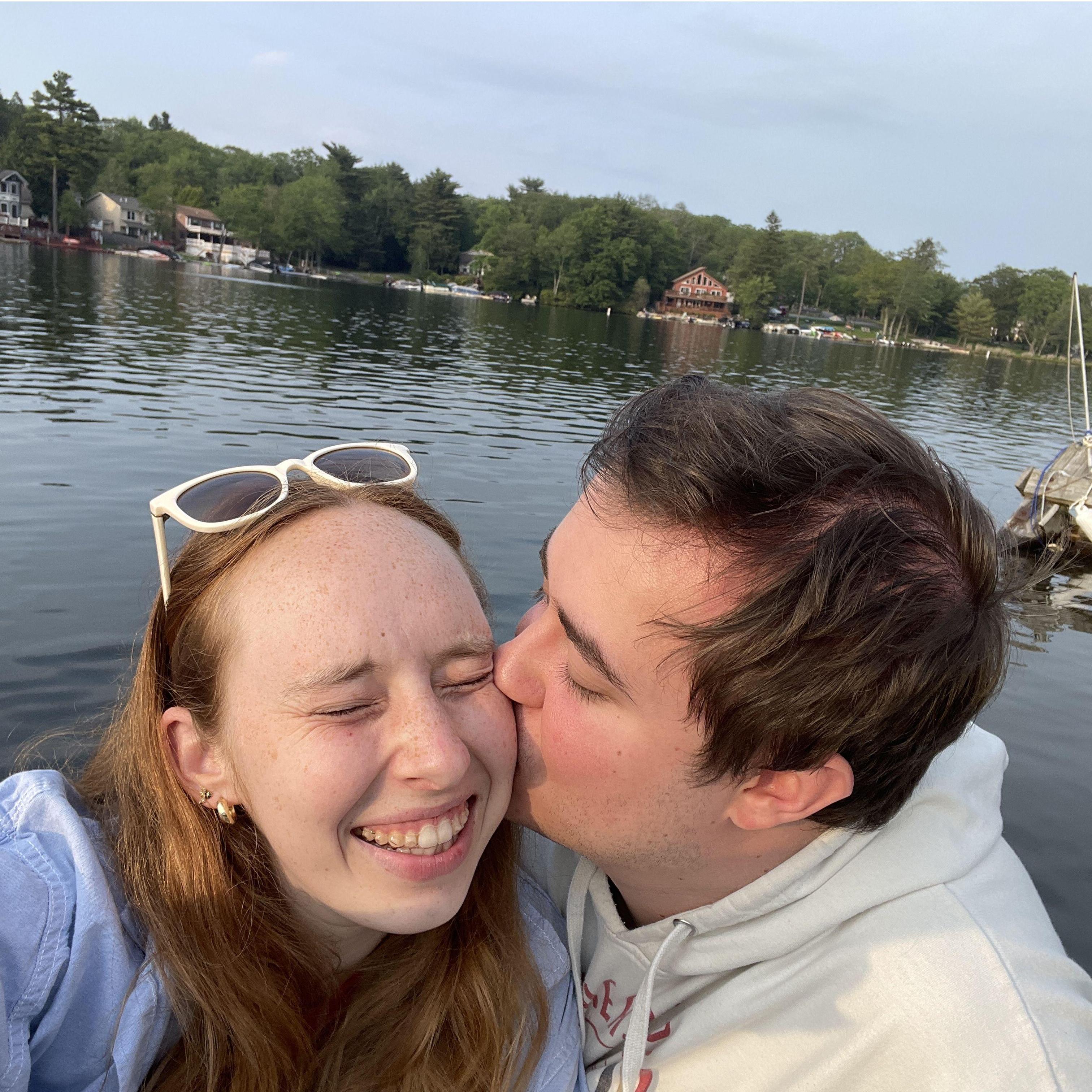 Summer 2025 - Accidentally trespassing on a private dock at the Poconos