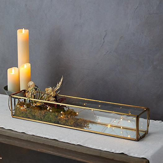 Mirrored Candle Trough