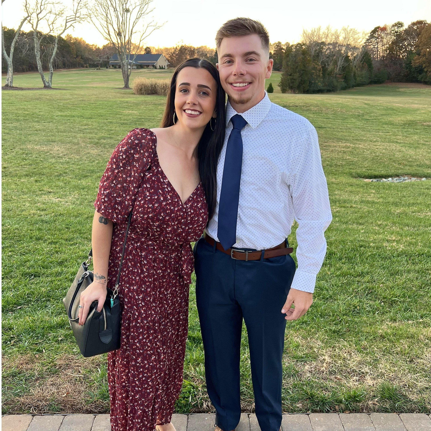 Attended our good friends wedding and the first time we got to dress up together.