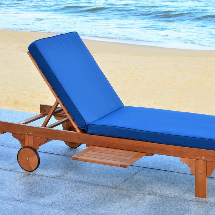 Side Table Safavieh Outdoor Chaise Lounge SAFAVIEH Outdoor Newport