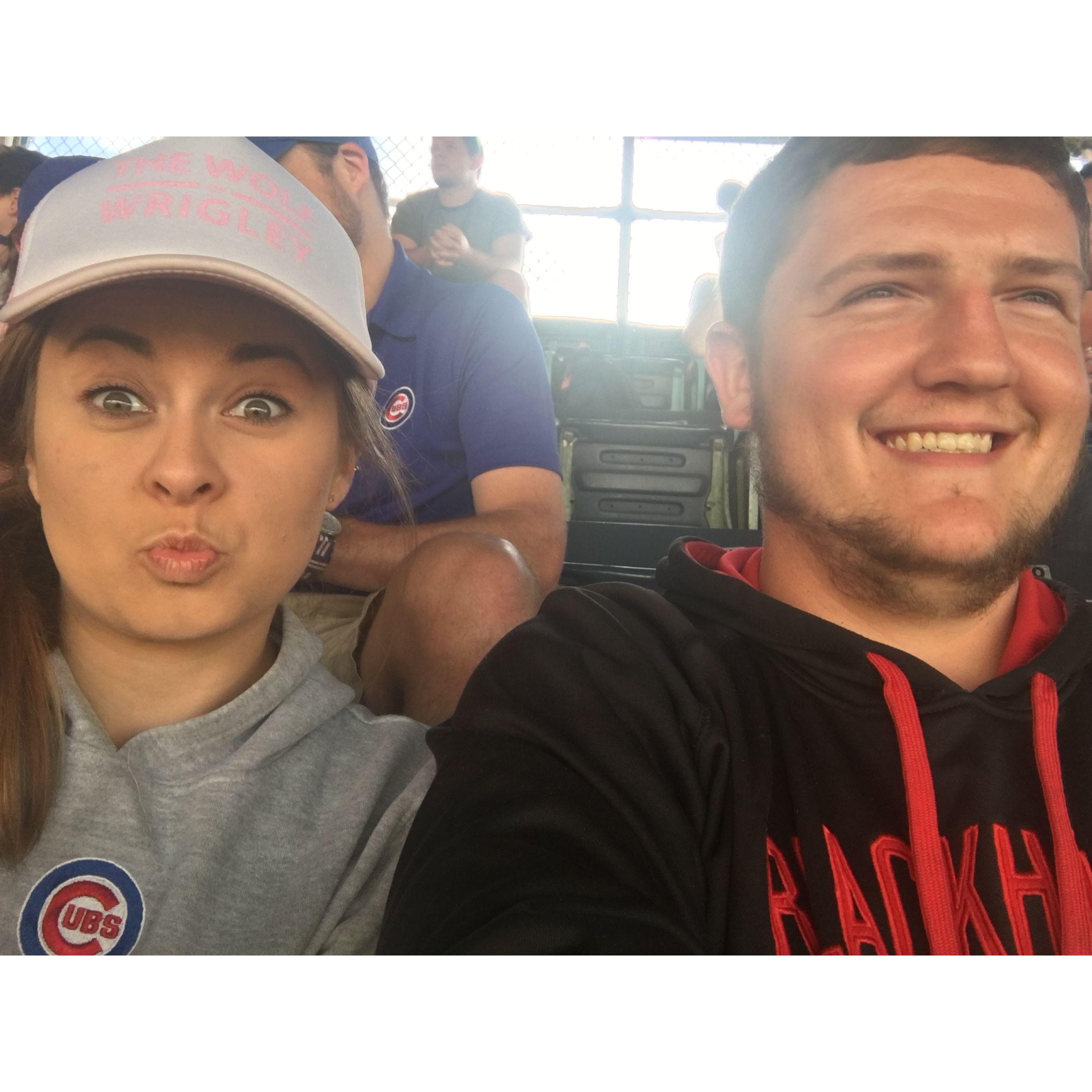Mike's first Cubs game
June, 2017