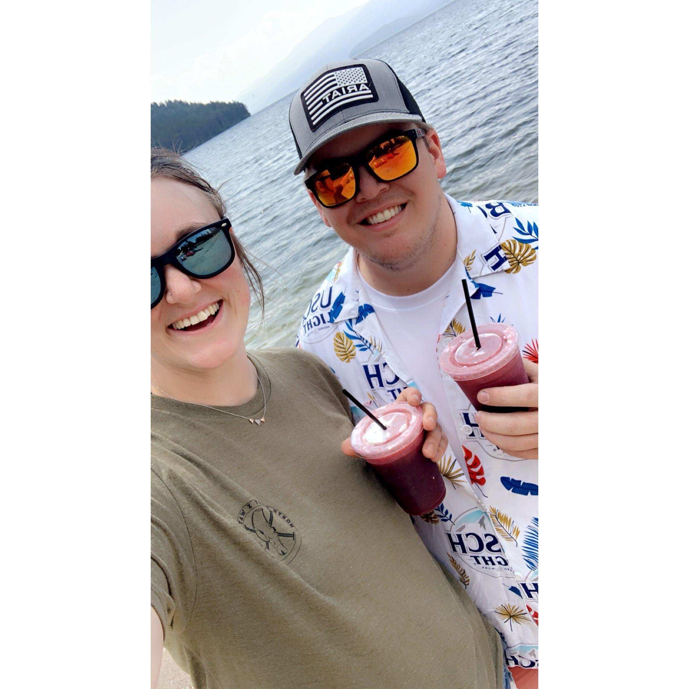 June 13, 2023 - Jack took me up to Priest Lake on a day trip to show me around at Elkin's Resort. He grew up spending every 4th of July up at Elkin's. His family would rent one of their cabin's for a week every summer together.