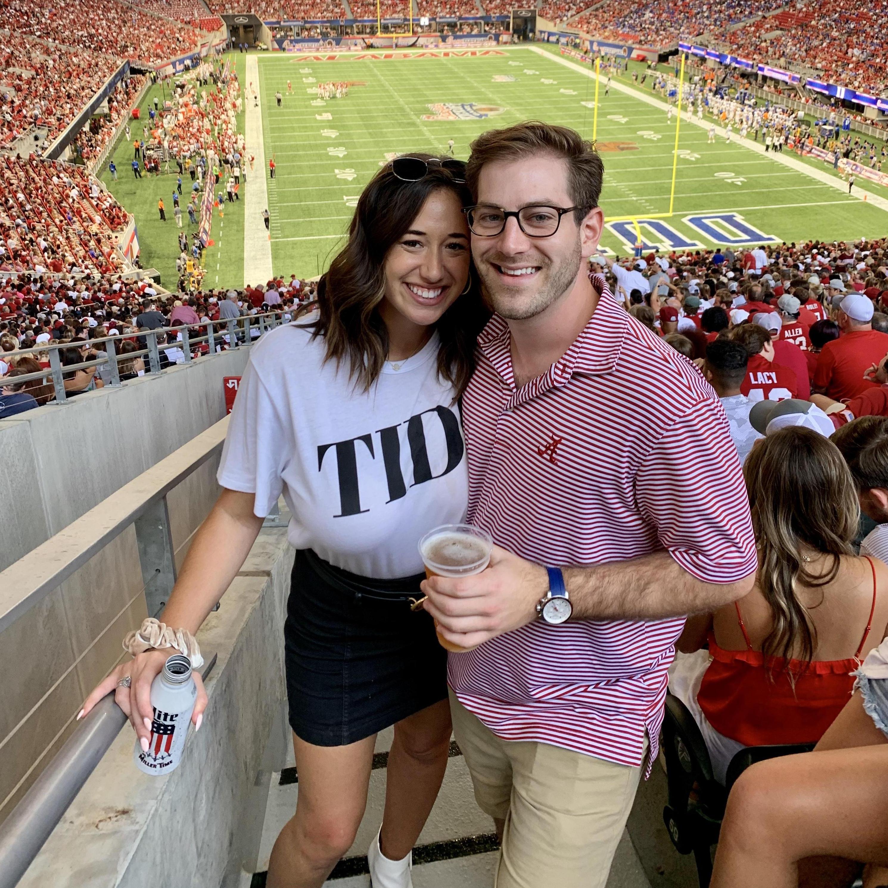 The first of many Alabama games together.