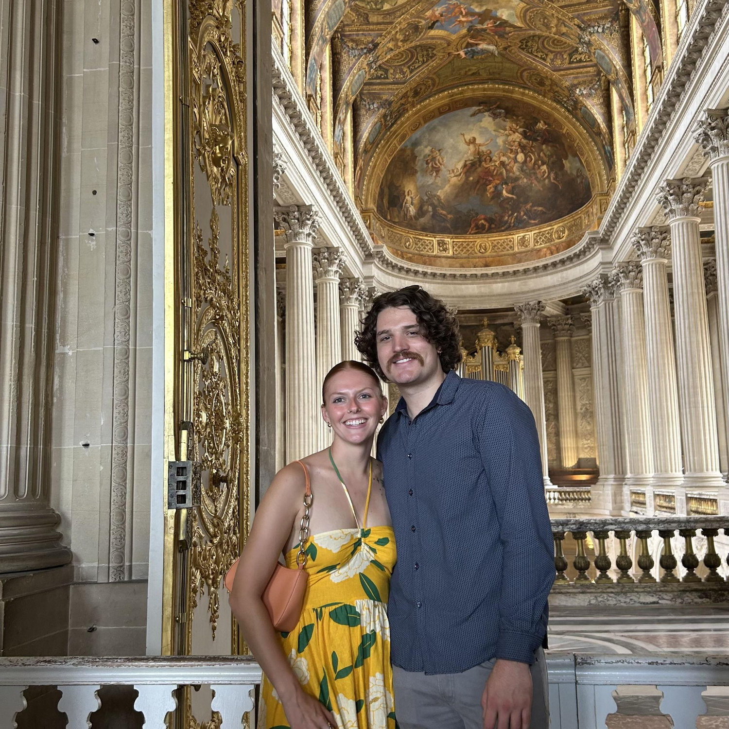 The day we got engaged. Anticipation was rising at this point!