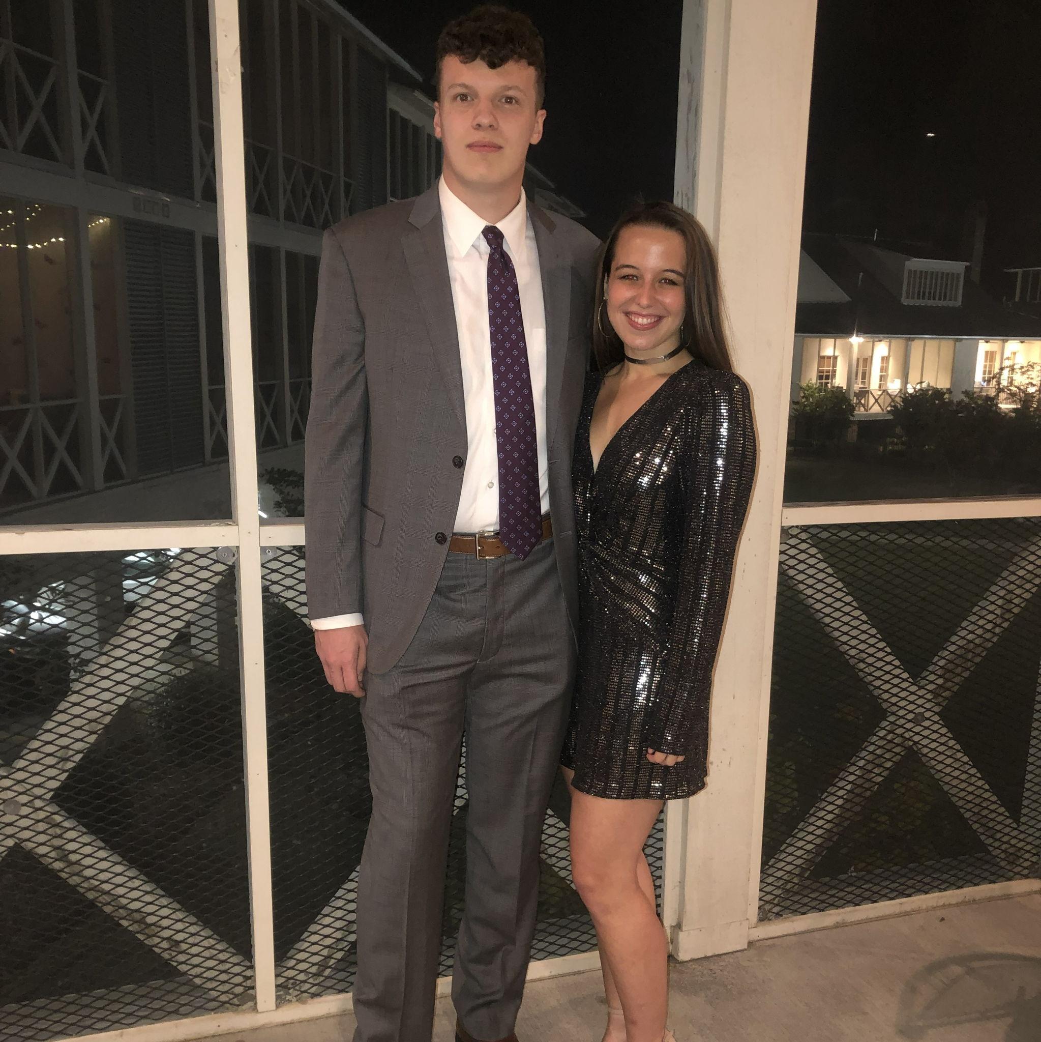 Our first date: Chi O Disco Formal (Fall 2021)!