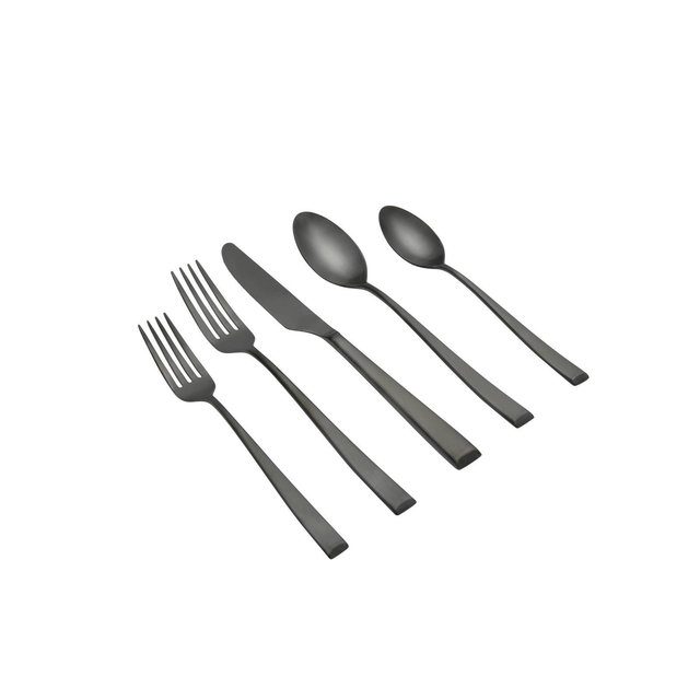 20pc Marlise Black Satin Flatware Set - Cambridge Silversmiths