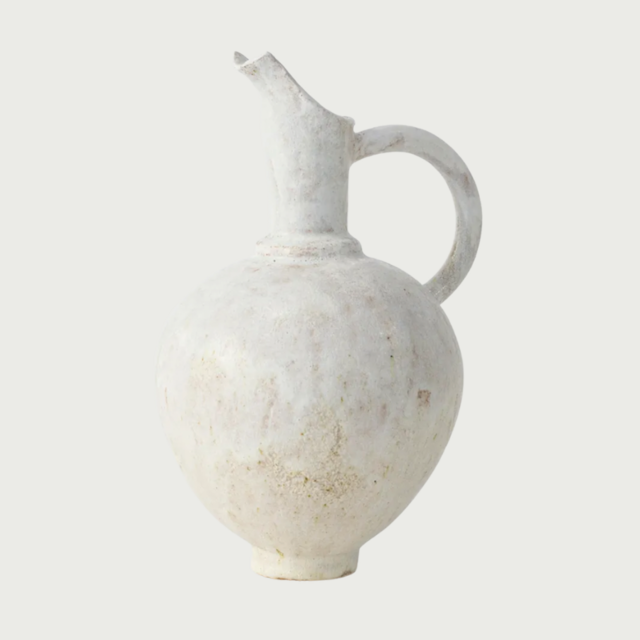 Oinochoe Perla Vase White