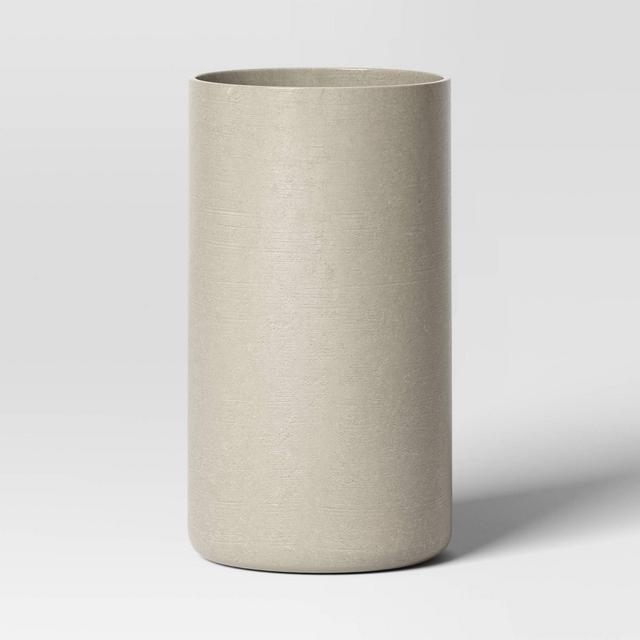 Large Estate Composite Faux Concrete Indoor Outdoor Planter Pot Gray 12"x12" - Threshold™