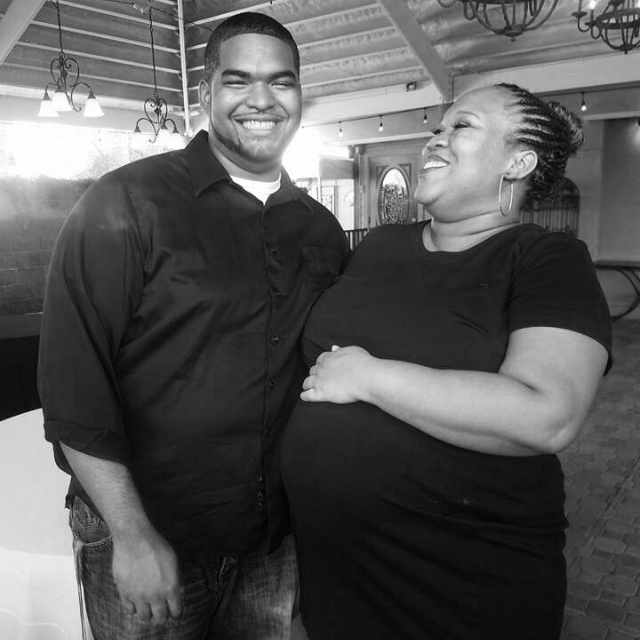 The day we committed to each other and our bundle of joy