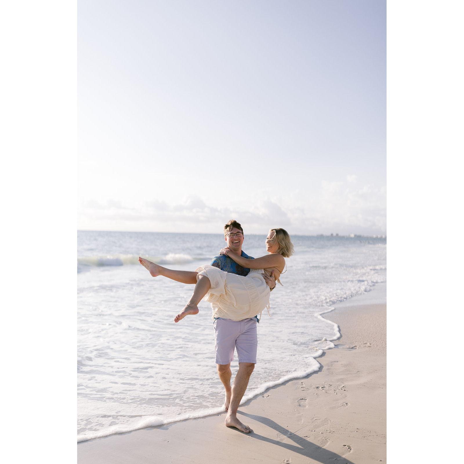 Engagement photo right down the beach from where we will get MARRIED!