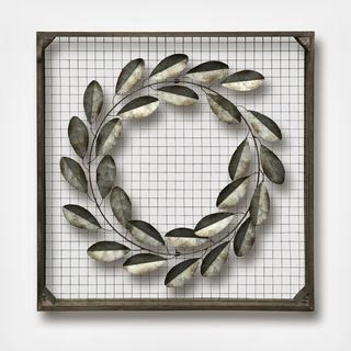 Square Metal Wall Sculpture