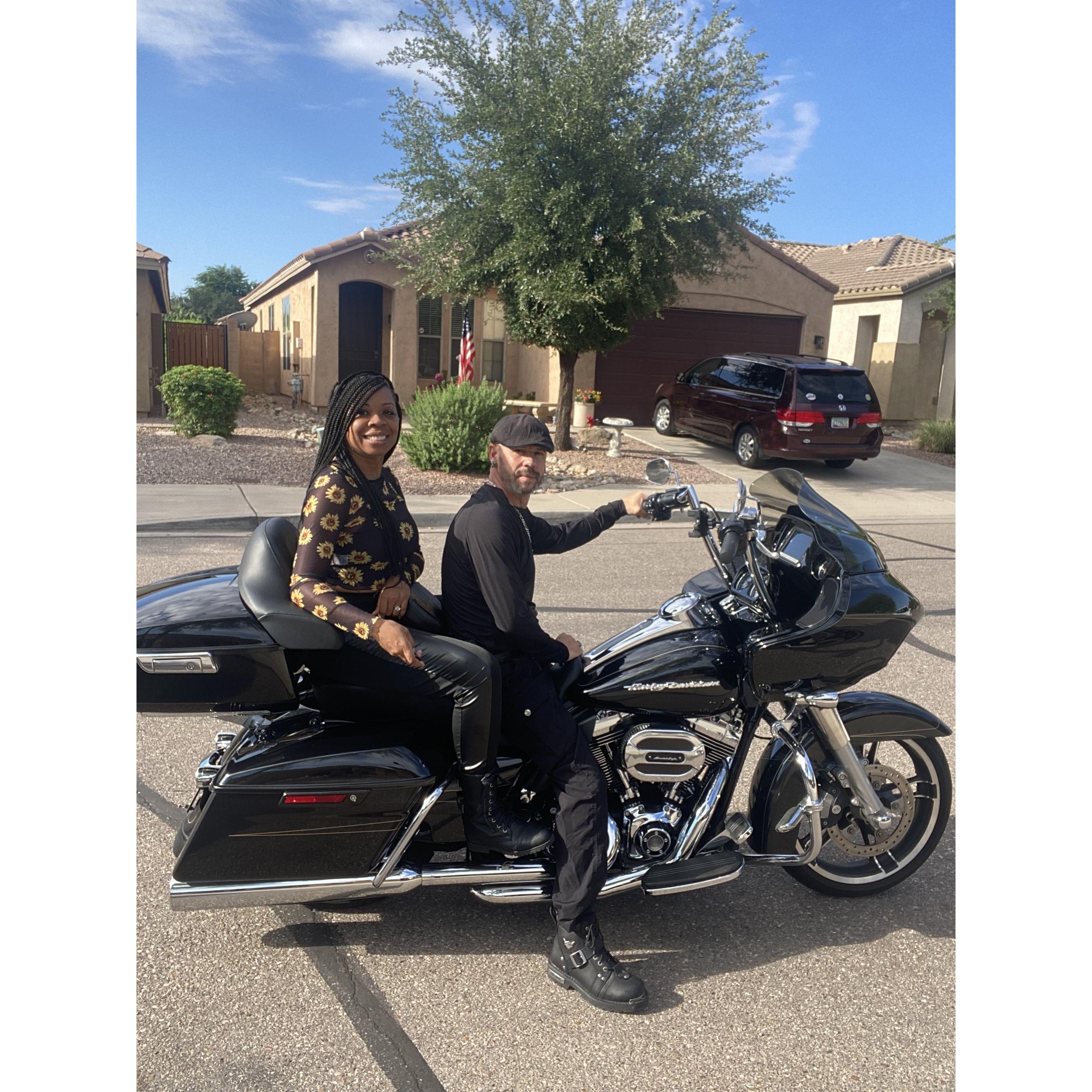 Birthday motorcycle ride