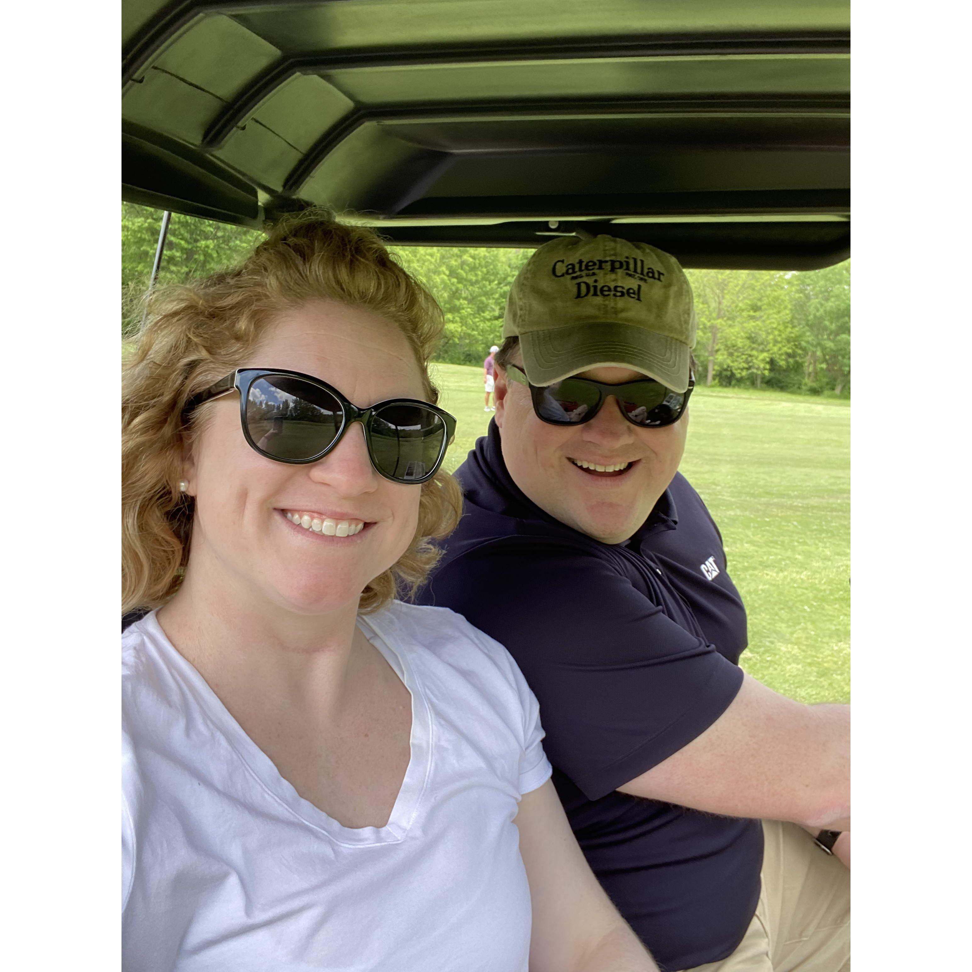 First golf outing 