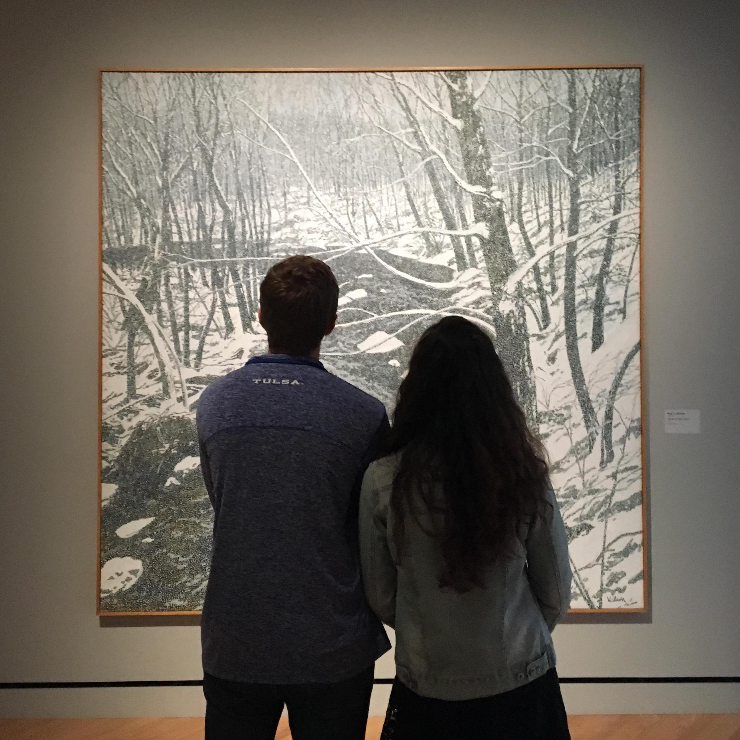 Our first trip to Crystal Bridges, over 5 years ago!