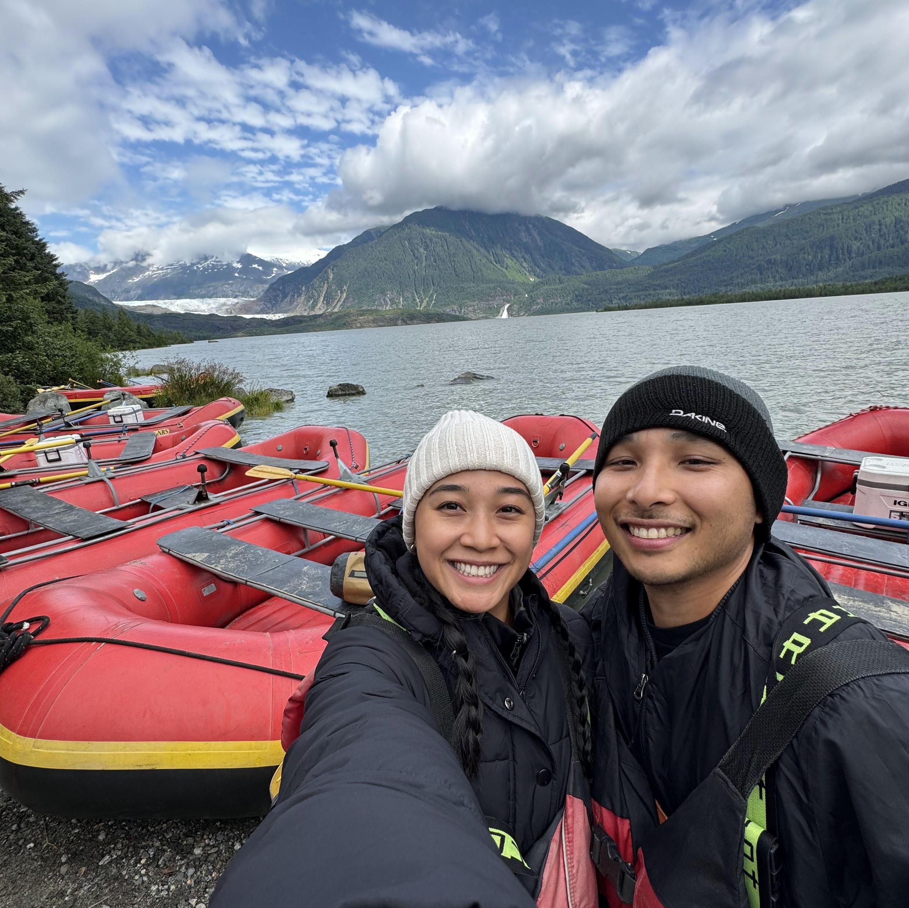 July 22, 2024: Juneau, Alaska - Survived white water rafting.