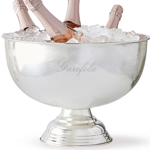 Large Celebration Wine Bowl in Silver Finish