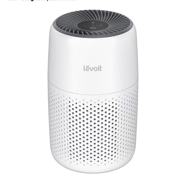 LEVOIT Air Purifiers for Bedroom Home Dorm, AHAM Verified, 3-in-1 Filter Cleaner With Aroma Pad, Filters Smoke, Allergens, Pet Dander, Odor, Dust, Office, Desktop, Core Mini-P, White