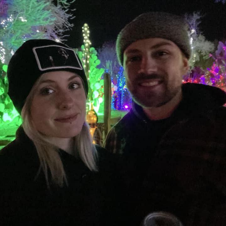 Christmas lights in Vegas