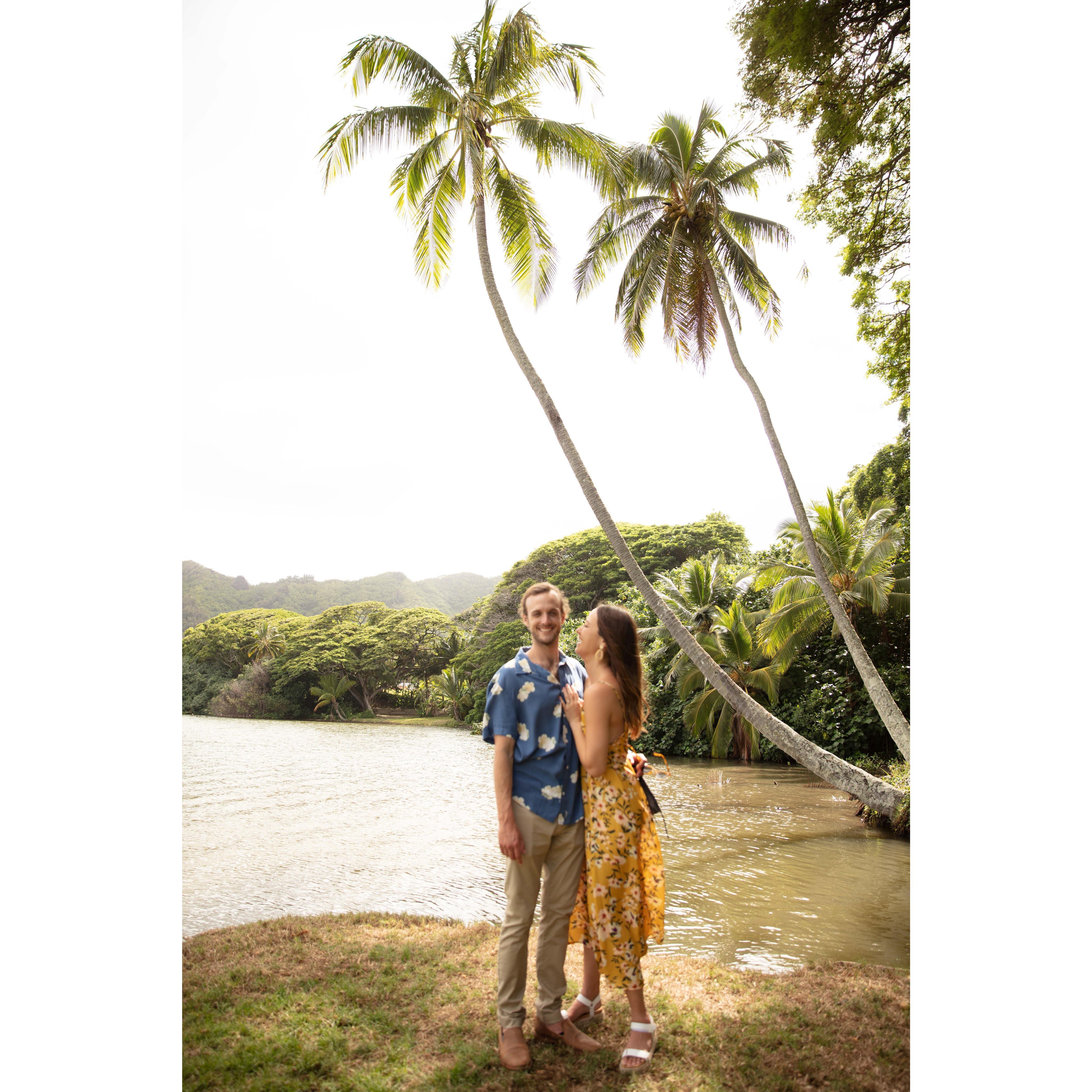 Dana's cousin, Andy's, wedding in Oahu, HI (July 2021)