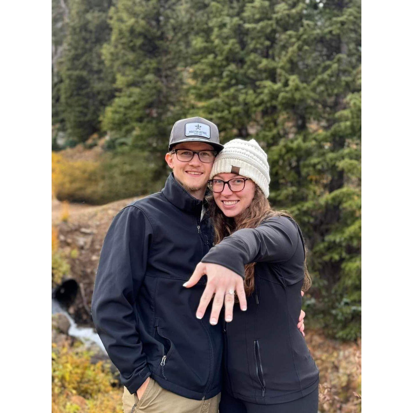 Colorado Trip Fall 2024. The picture that became the face of our "save the date"!