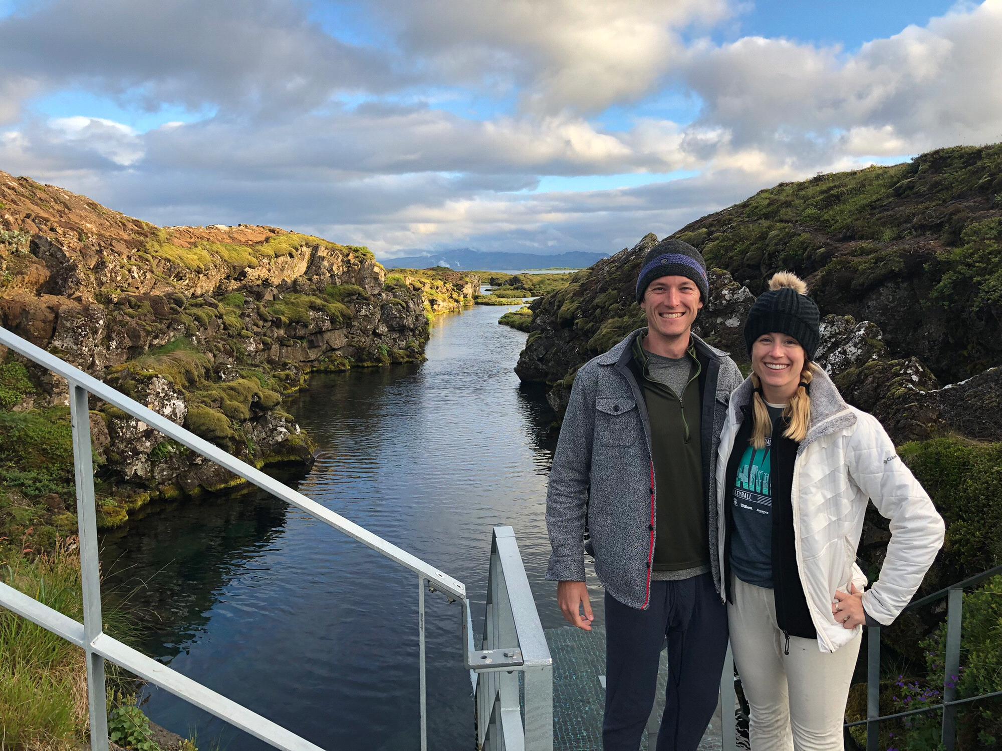 After snorkeling between the North American and Eurasian tectonic plates. The Silfra Fissure