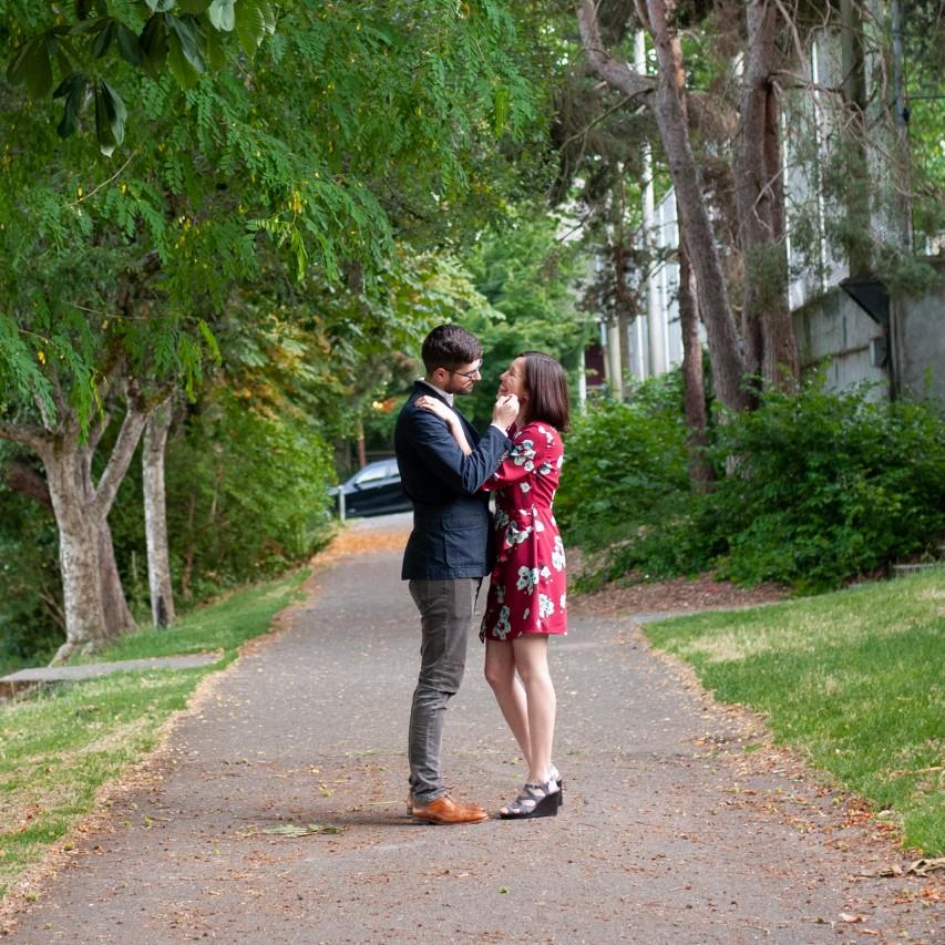 Yes to forever, in the park where it all started.