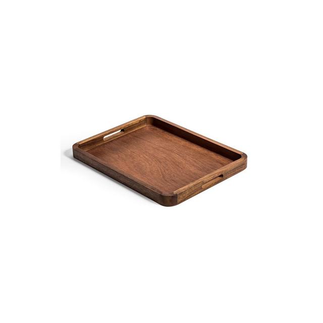 Kalmar Home Solid Acacia Rectangle Serving Tray