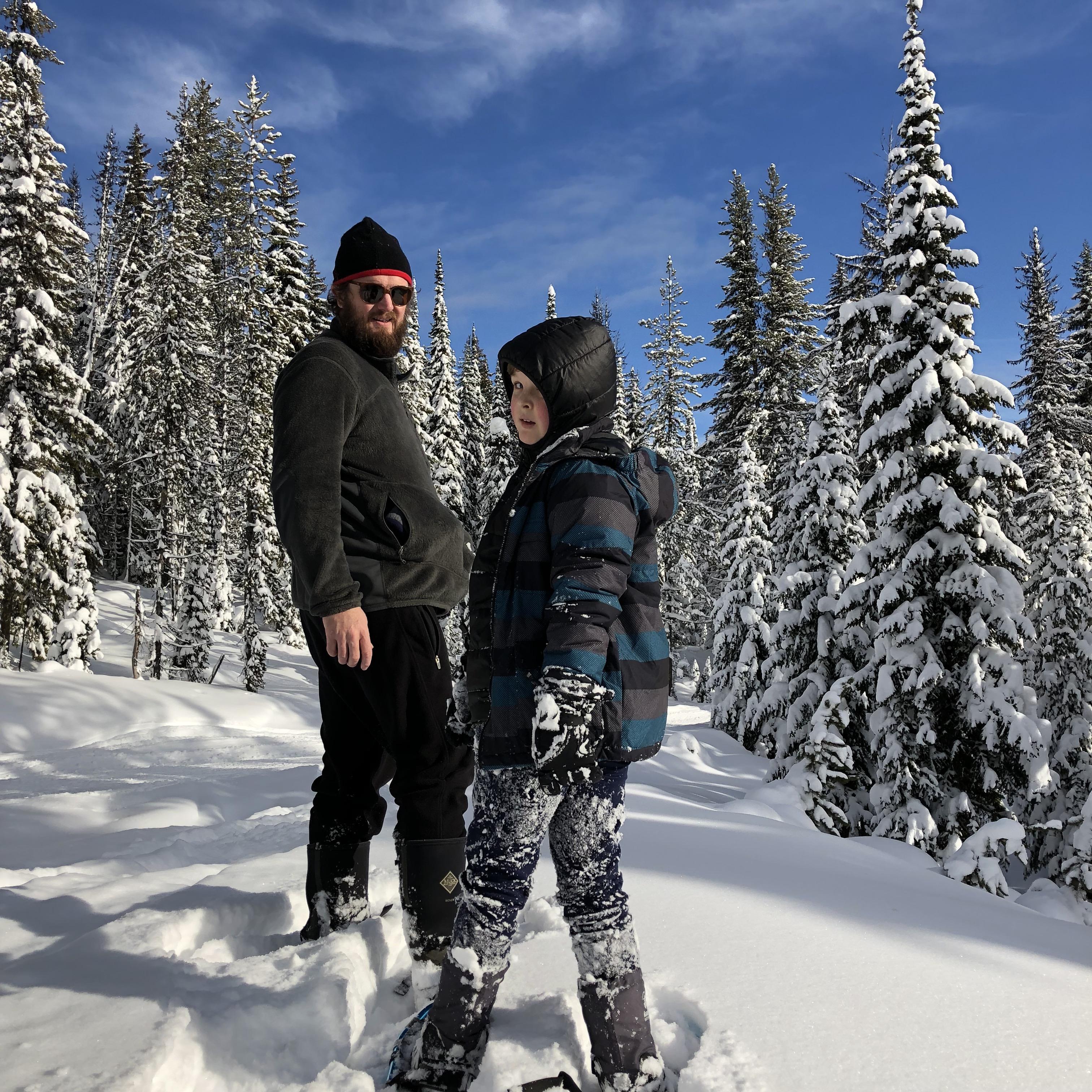 Snowshoeing