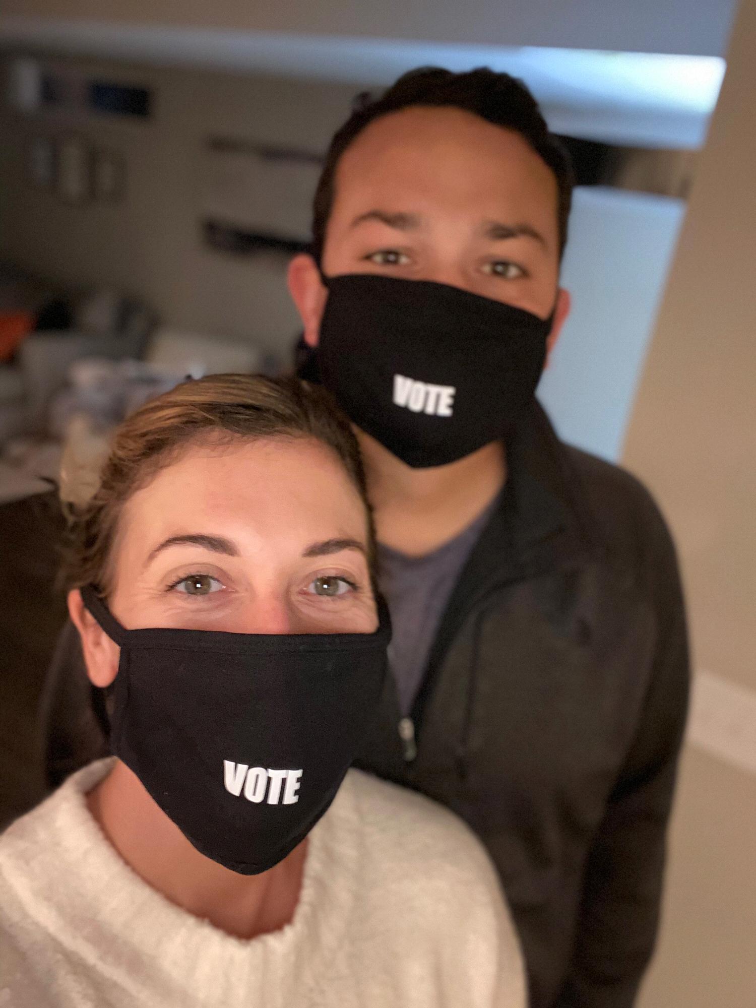 Max and Nicole were poll workers for the 2020 election
