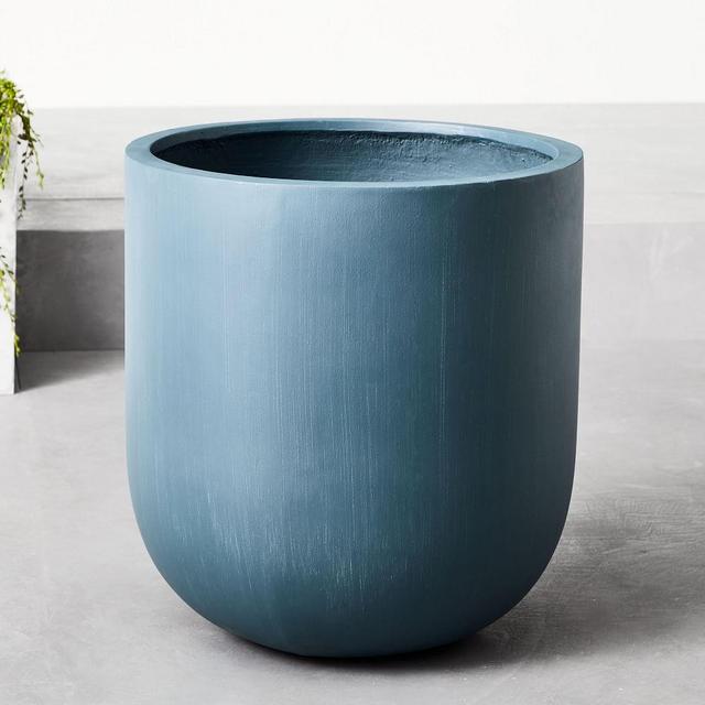Radius Planters, Petrol Blue, Large