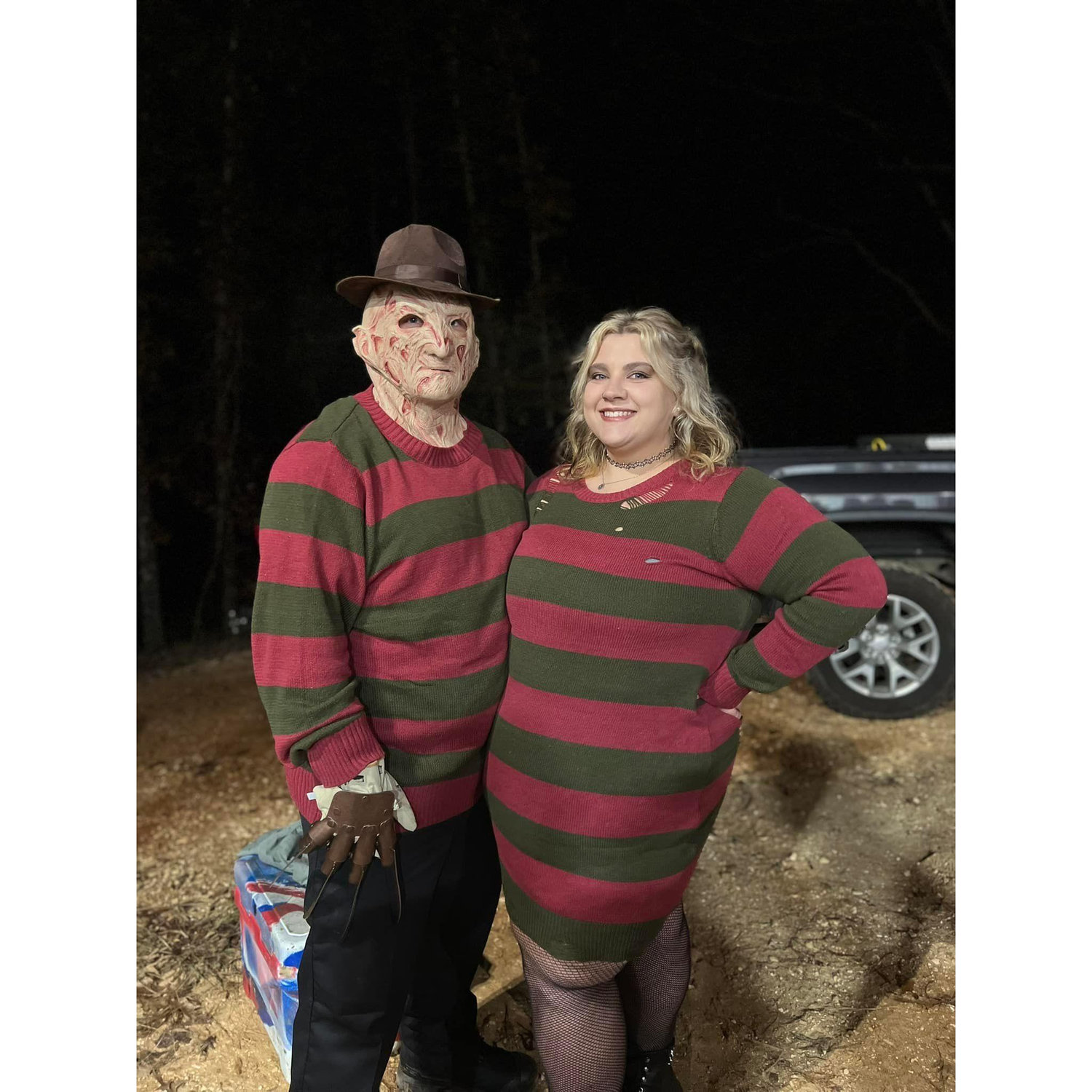 Our first halloween party together, we went as Mr. & Mrs. Krueger. 10/2024