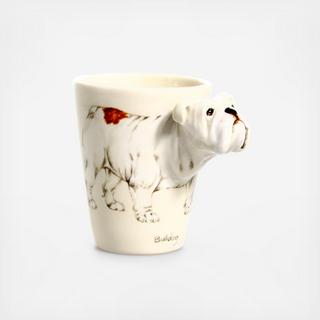 Bulldog White Mug