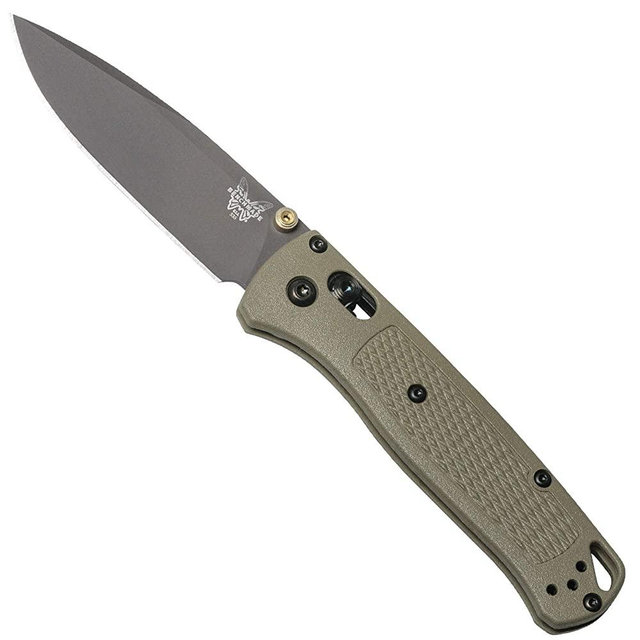 Benchmade - Bugout 535 EDC, Made in USA, Drop-Point Blade Knife