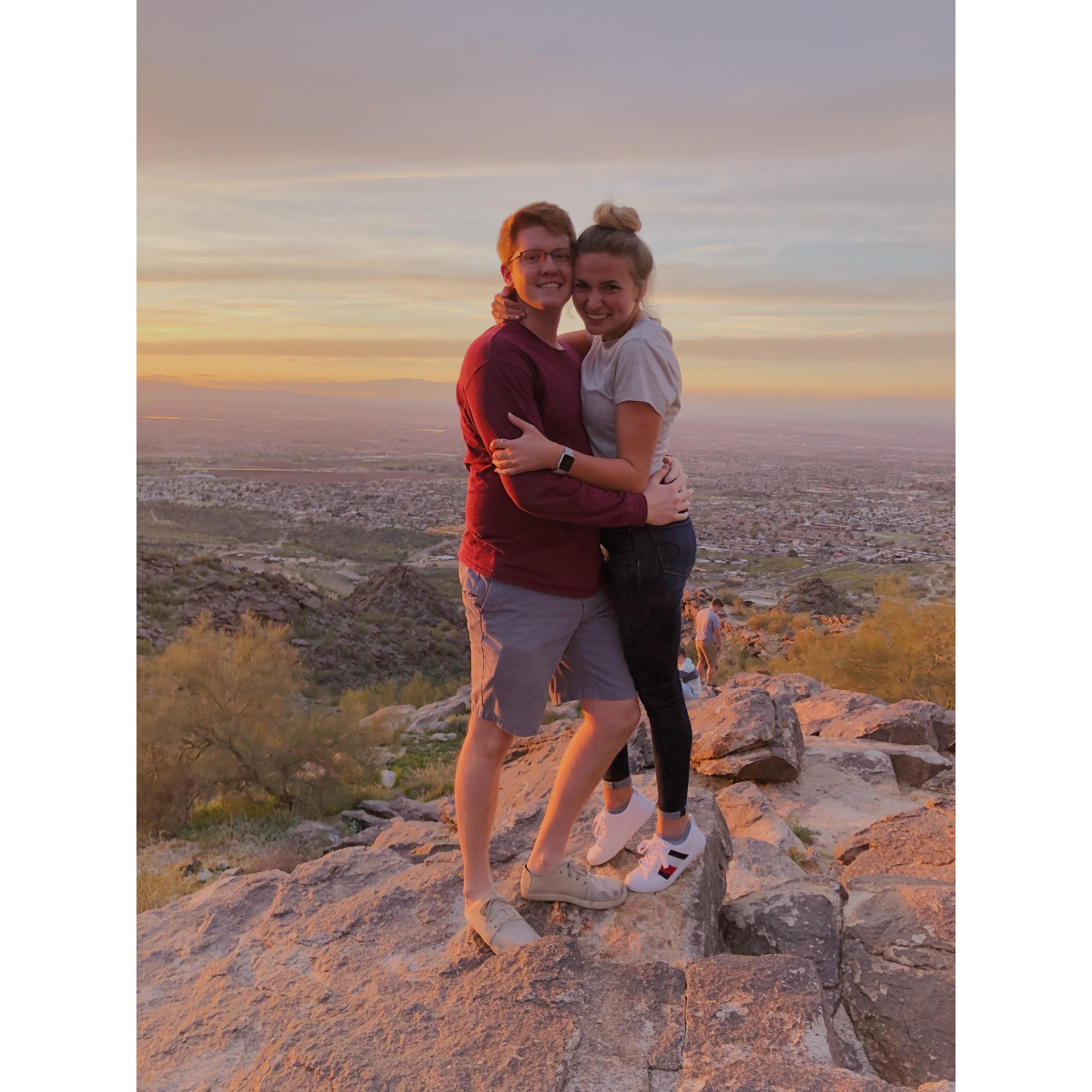 whether in michigan or arizona, we are always finding sunsets for date nights!