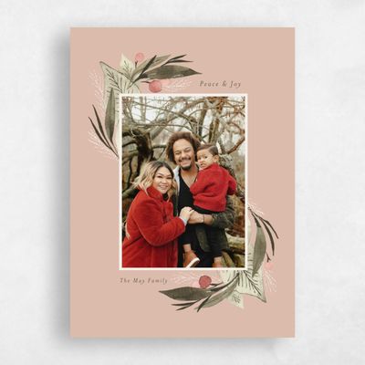 Sandstone, Brown Holiday Card - Shimla