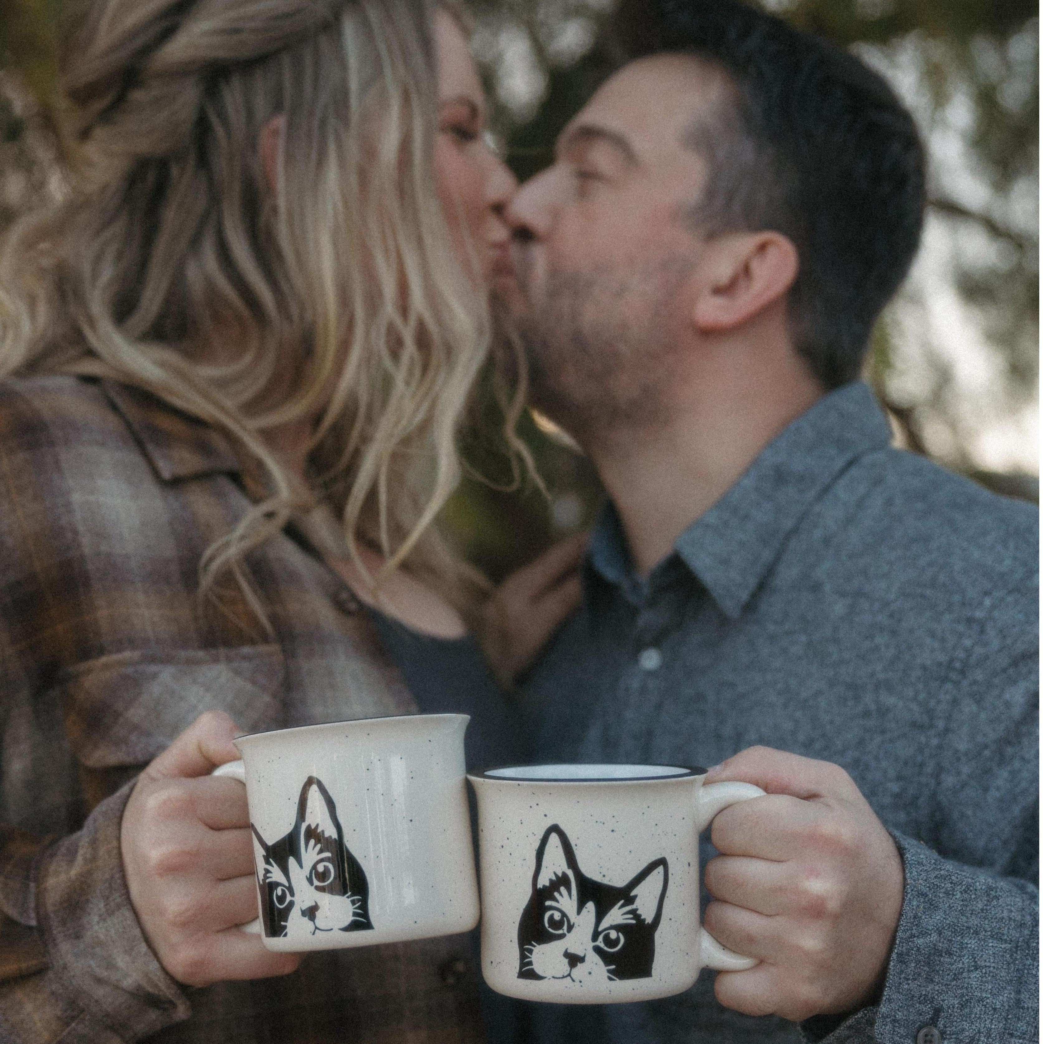 When we met on Hinge Adam had a photo of him with his Tuxedo cat Muncy. The fact that we each had a Tuxedo cat was one of the sweet things we connected on.