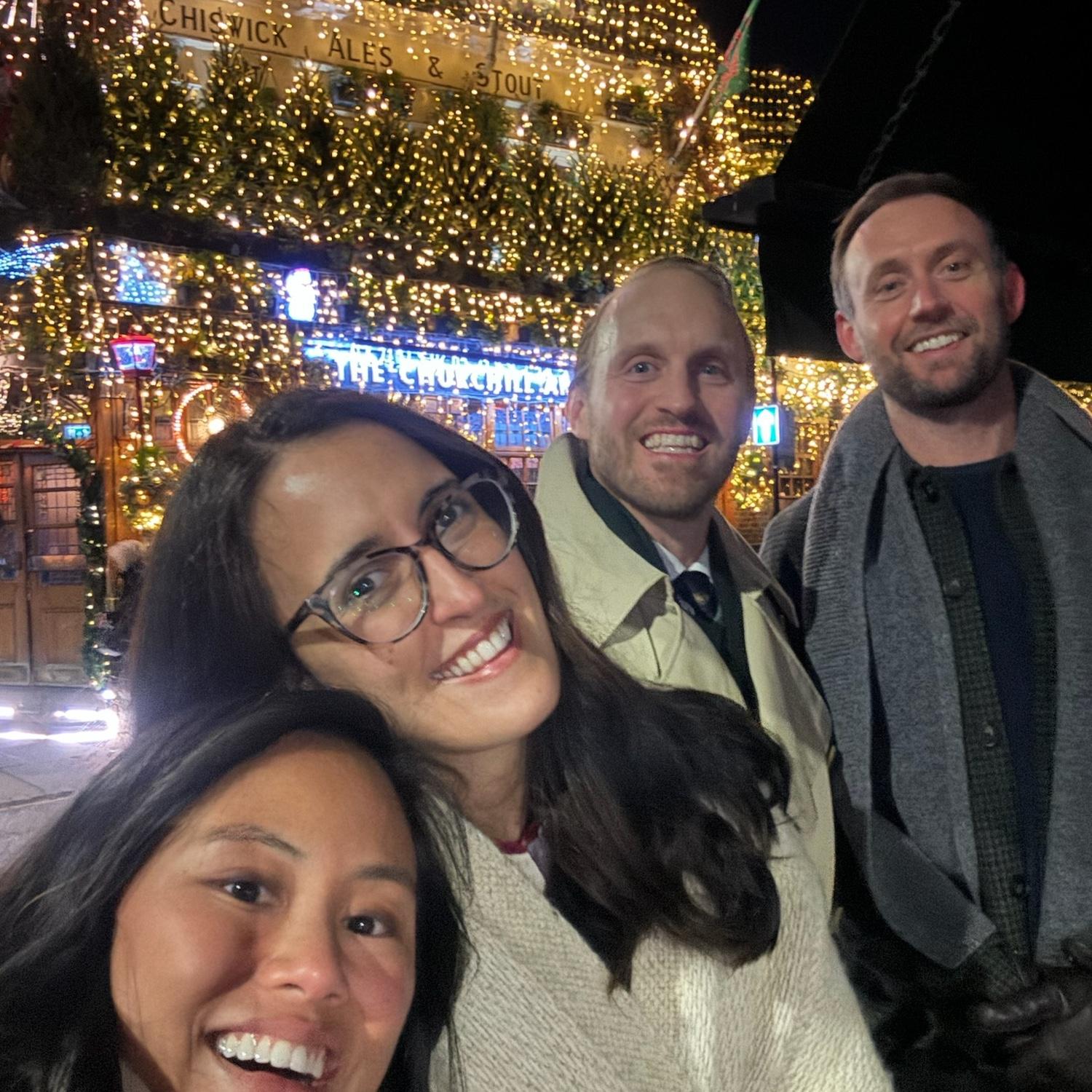 Annual Thanksgiving in London with Nicole & Justin!