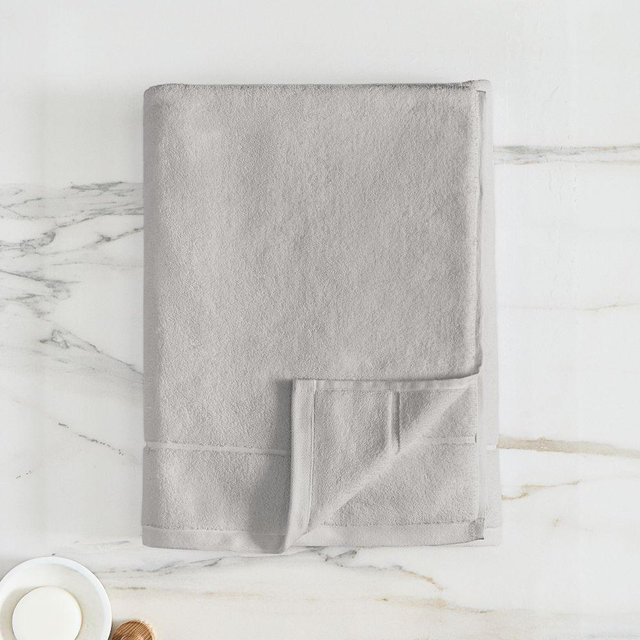 Premium Turkish 800 Gram Bath Sheet, Frost Gray