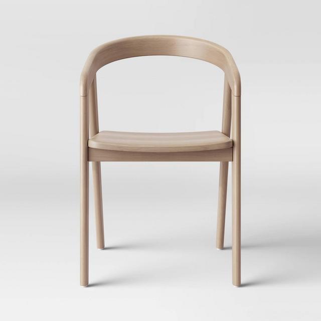 Lana Wood Armed Dining Chair Natural - Project 62™