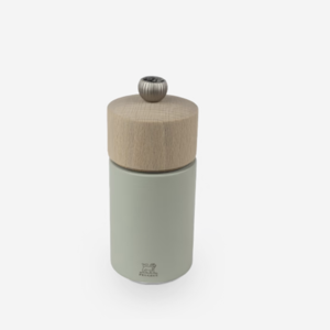 Boreal Salt Mill in Wood, Sage Green, 12 cm - 5 in