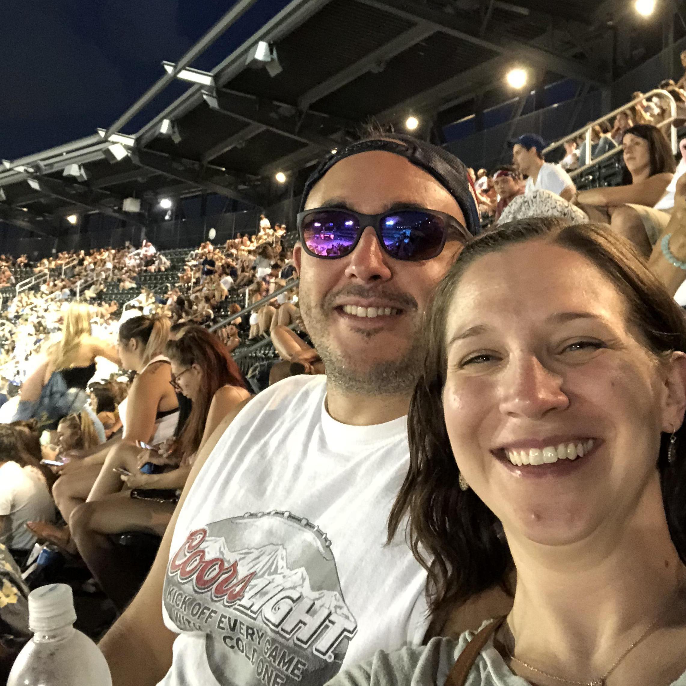 When the sparks started to fly.  You can't go wrong with a little Zach Brown Band!