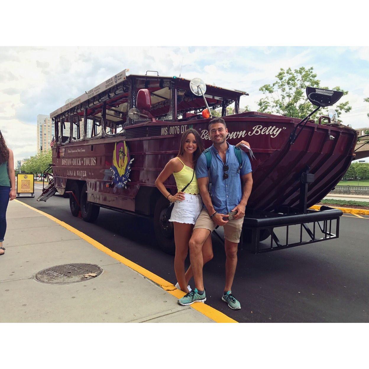 One of our first weekends together in Boston