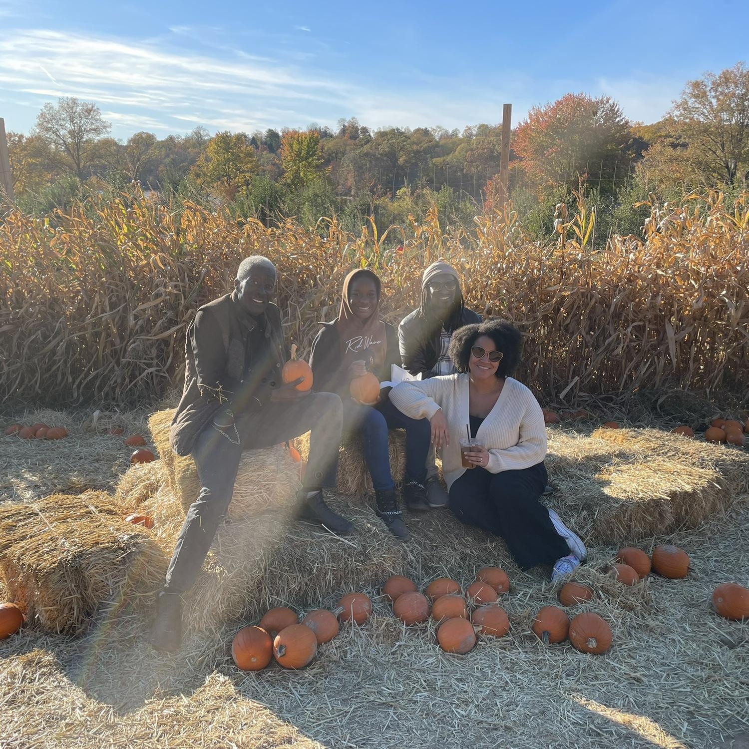 Apple picking with Dad!