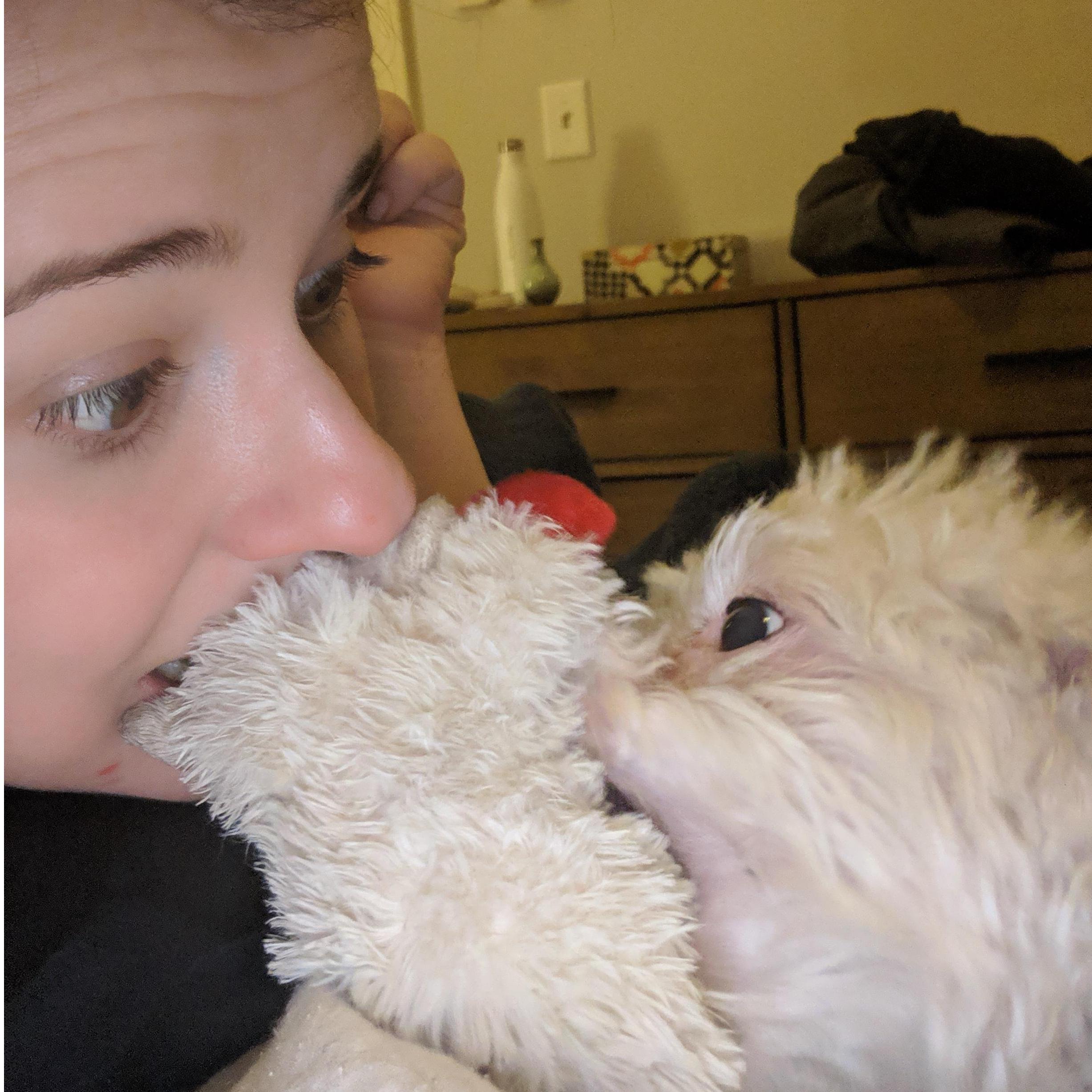 Puppy love; dragon breath.