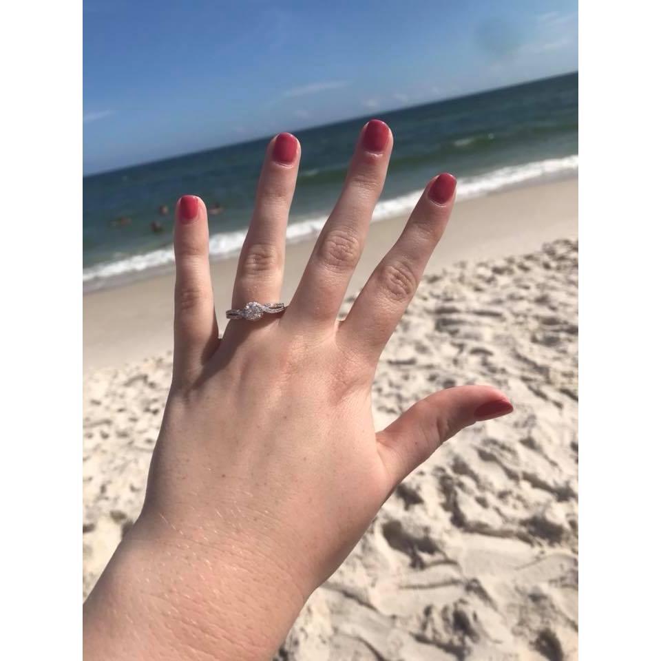 photo from our engagement @ Gulf Shores, AL
