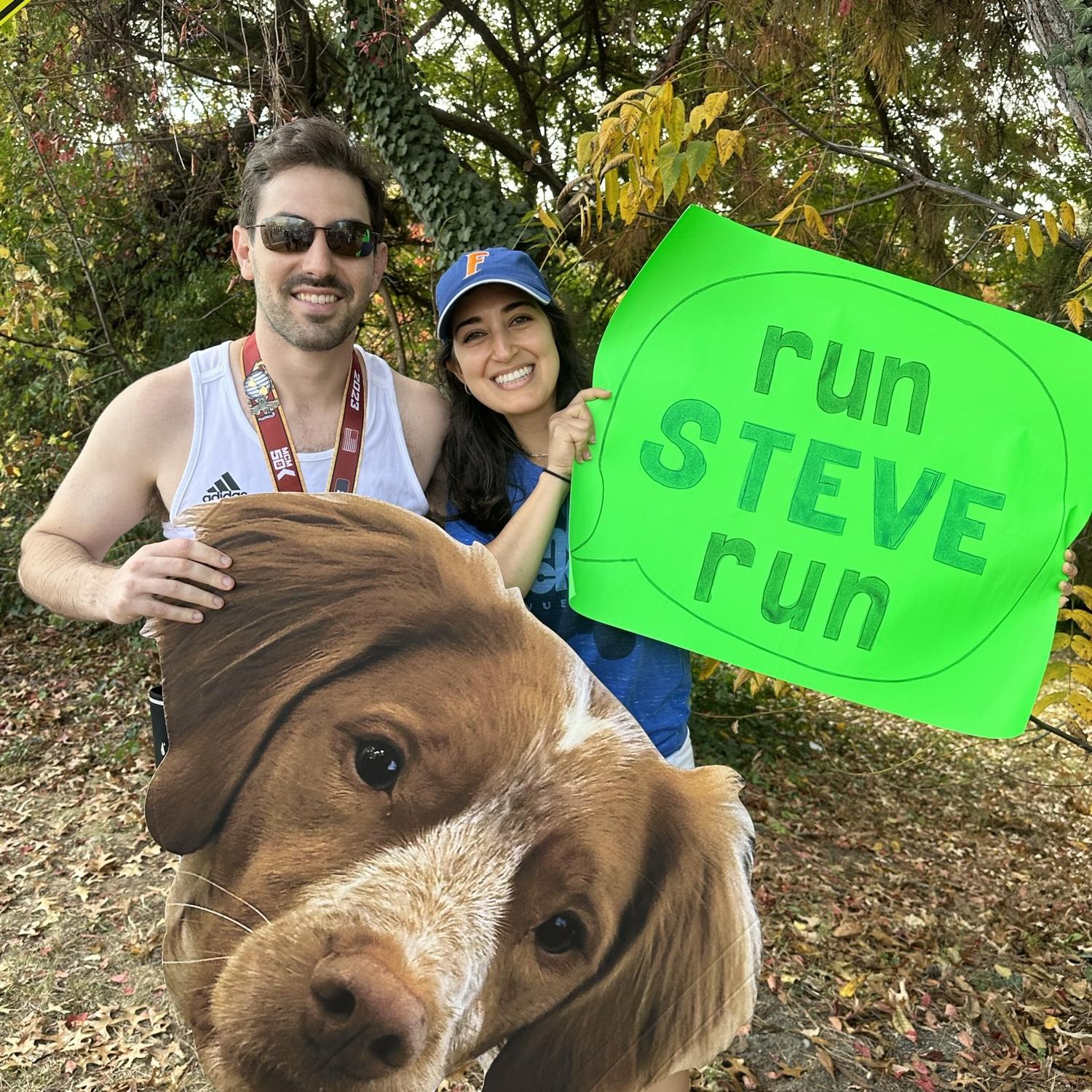 Amanda has been Steve’s biggest supporter at his runs.

(Marine Corps 50K, Fall 2023)