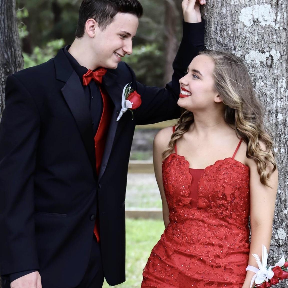 Senior year prom together❤️