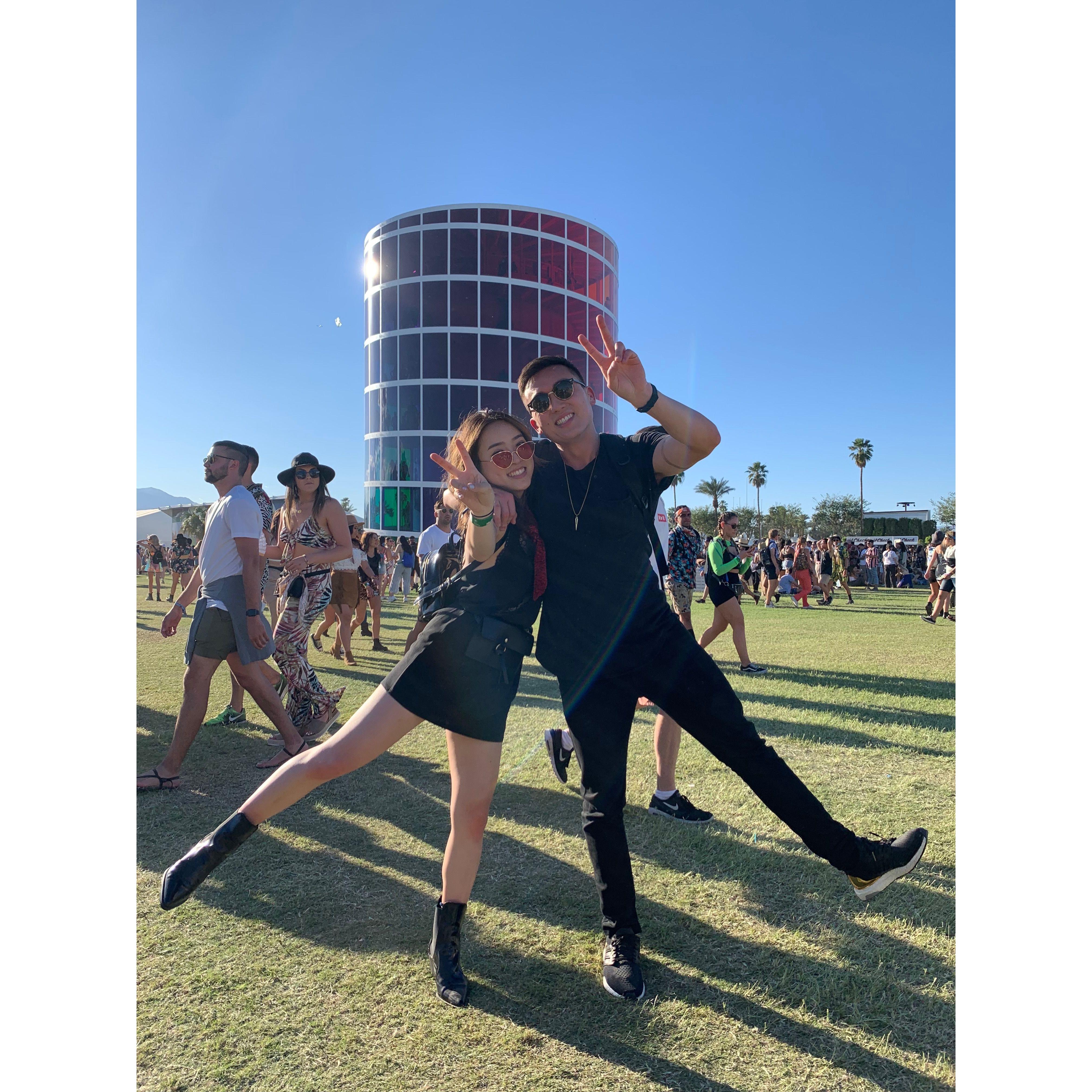 Our first coachella together! 2019