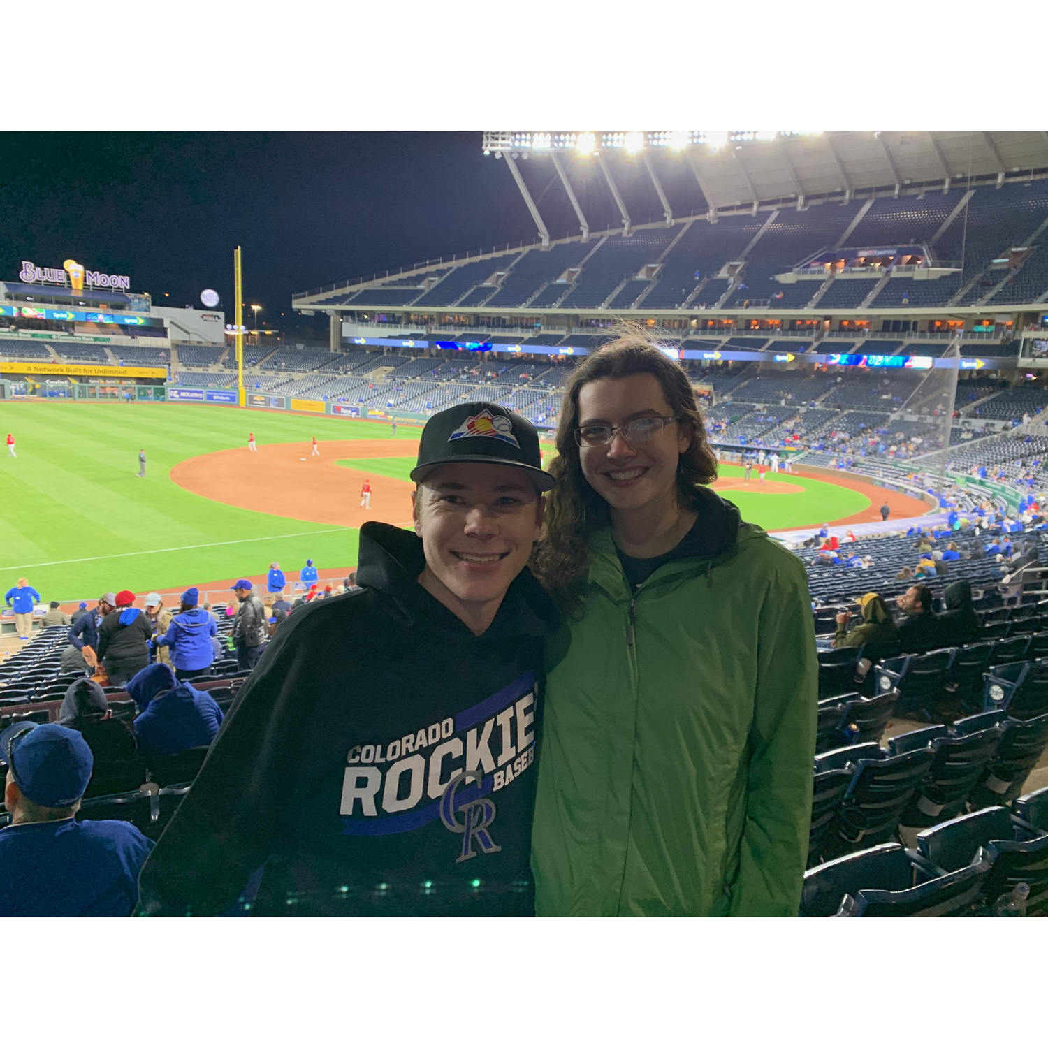 Just another baseball game we attended in Kansas City, this time to see Mike Trout and the Angels (Ohtani was hurt)